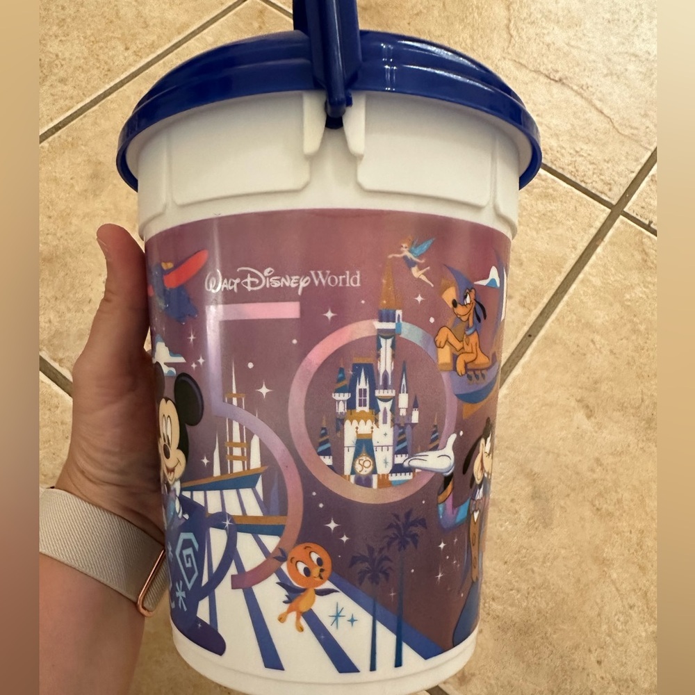 Disney 50th Anniversary Popcorn Bucket